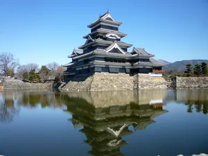 Matsumoto Castle Reflection Japan Wallpaper