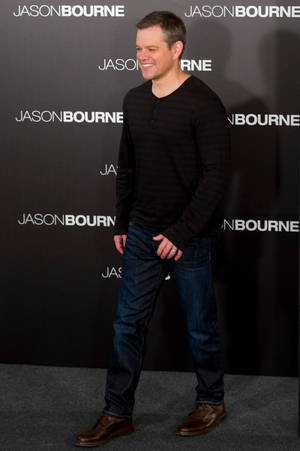 Matt Damon Jason Bourne Premiere Wallpaper