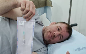 Matt Hughes On Medical Bed Wallpaper