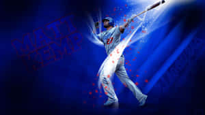 Matt Kemp Dodgers Swing Artwork Wallpaper