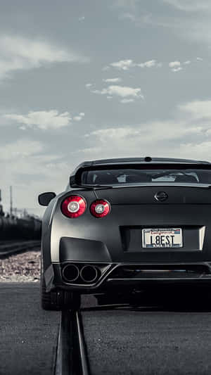 Matte Black Gtr R35 Wallpaper