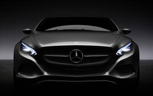 Matte Black Mercedes Desktop Wallpaper