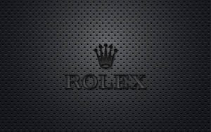 Matte Black Rolex Logo Wallpaper