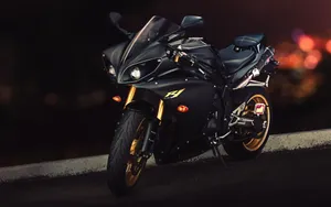 Matte Black Yamaha 1920x1080 Hd Bikes Wallpaper