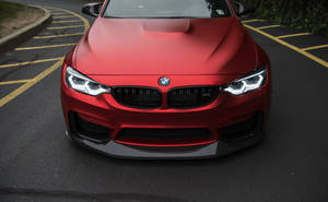 Matte Red M3 Bmw Laptop Wallpaper