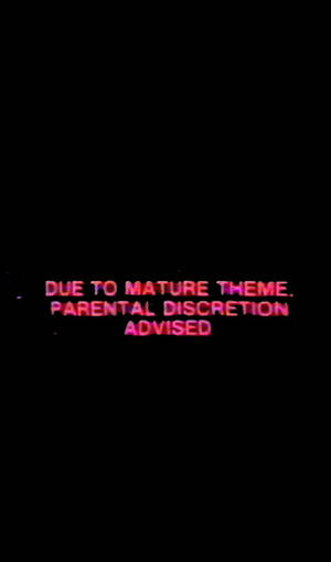 Mature Theme Parental Discretion Dark Grunge Aesthetic Wallpaper