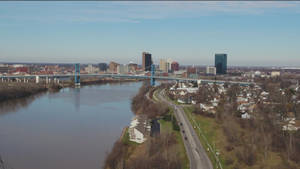 Maumee River Crossing In Toledo, Ohio Wallpaper