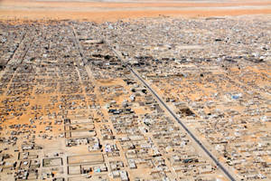 Mauritania Aerial View Wallpaper