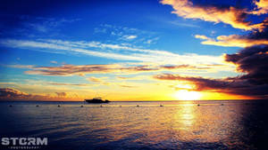 Mauritius Sunset View Wallpaper