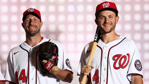 Max Scherzer And Trea Turner Wallpaper