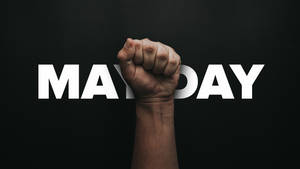 May Day Black Art Wallpaper