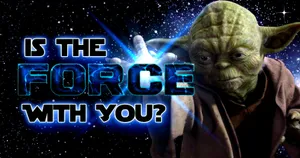 May The Force Be With You - Galactic Inspirational Quote Wallpaper