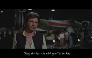 May The Force Be With You - Star Wars Artwork Wallpaper