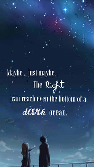 Maybe Just Maybe The Light Can Reach Even The Bottom Of A Star Ocean Wallpaper