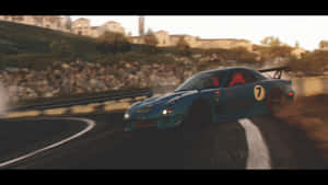 Mazda R X7 Driftingon Track Wallpaper