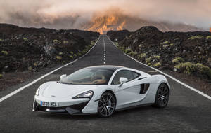 Mclaren 570 Gt White Wallpaper