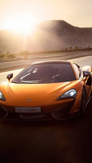 Mclaren Iphone Orange 570s Model Wallpaper