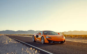 Mclaren Orange 570s Wallpaper