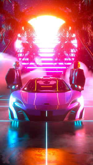 Mclaren P1 Aesthetic Car Daft Punk Wallpaper