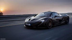 Mclaren P1 Black Supercar Wallpaper