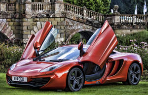 Mclaren Red Sports Car Wallpaper