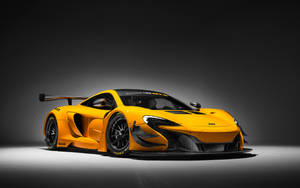 Mclaren Yellow 650s Gt3 Wallpaper