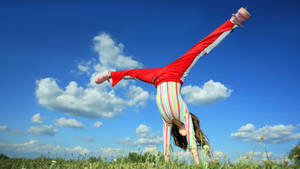 Meadow Aerobic Tumbling Wallpaper