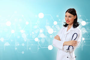 Medical Doctor Analysis Wallpaper