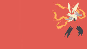 Mega Blaziken Fire Vector Art Wallpaper