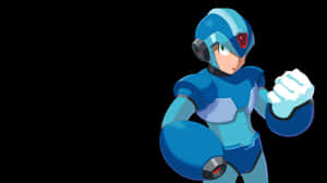 Mega Man Showing His Fist Mega Man X Wallpaper