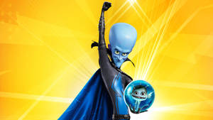 Megamind Fist Pump With Minion Wallpaper