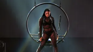 Megan Thee Stallion Body Performance Wallpaper