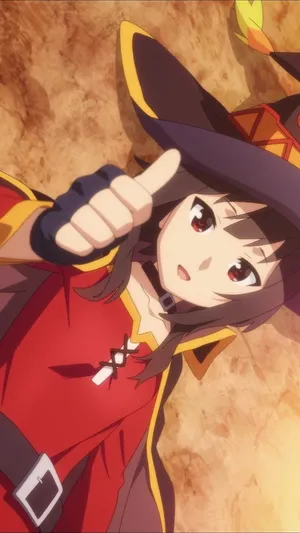 Megumin Anime Smartphone Wallpaper