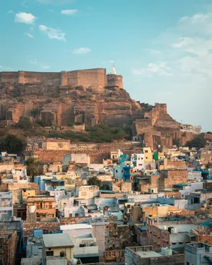 Mehrangarh Fort Many Houses Wallpaper
