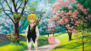 Meliodas And Pig Seven Deadly Sins 4k Wallpaper
