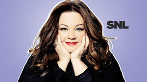 Melissa Mccarthy Snl Graphic Design Portrait Wallpaper