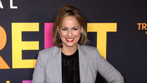 Melora Hardin Smilingat Event Wallpaper