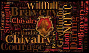 Members Of Gryffindor House At Hogwarts School Of Witchcraft And Wizardry Wallpaper