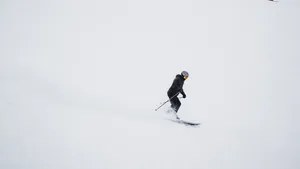 Men In Black Skiing Wallpaper