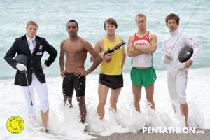 Men Modern Pentathlon Organization Wallpaper