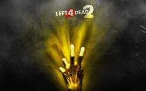 Menacing Glowing Hand Poster From Left 4 Dead Wallpaper