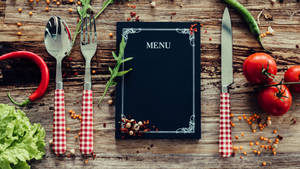 Menu Black Food Book Picnic Photography Wallpaper