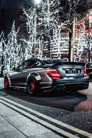 Mercedes-amg Christmas Iphone Wallpaper