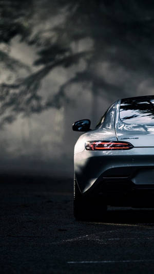 Mercedes-amg Half Silver Iphone Wallpaper