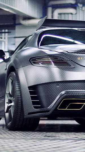 Mercedes-amg Silver Rear Iphone Wallpaper