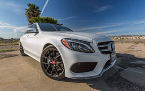 Mercedes Benz C300 Low-angle Shot Wallpaper