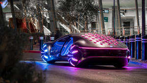 Mercedes Benz Vision Avtr - Amplifying Automotive Luxury Wallpaper