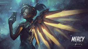 Mercy From Overwatch 2 Video Game Wallpaper