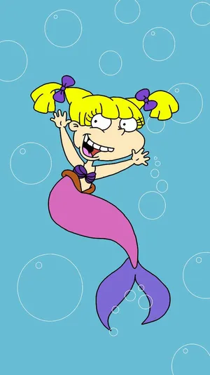 Mermaid Angelica Pickles Wallpaper