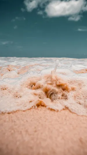 Mesmerizing Pink Sand Beach Wallpaper